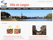 Tablet Screenshot of langon33.fr